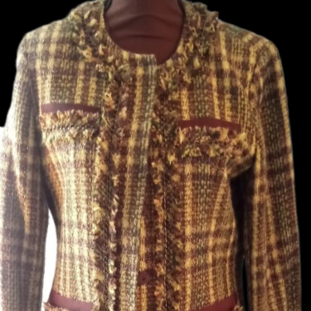 Chico's Textured Waist Jacket